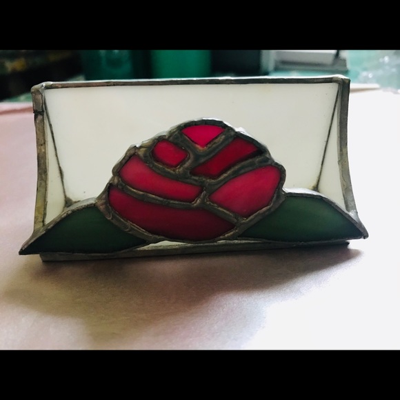 Other - Stained glass business card holder